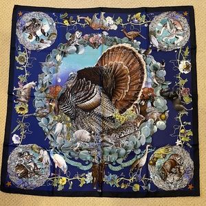 Hermes Scarf Texas Turkey